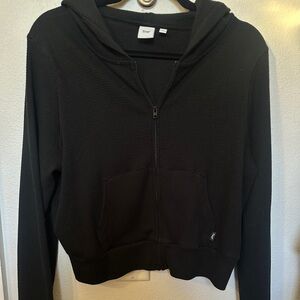 Aritzia TNA black zip up jacket hoodie